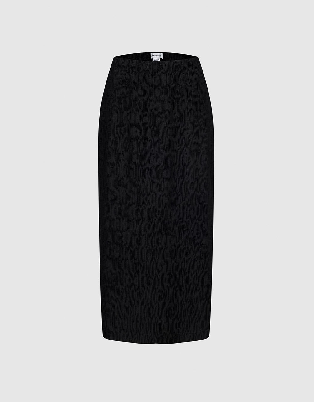 7 Textured Straight Skirt