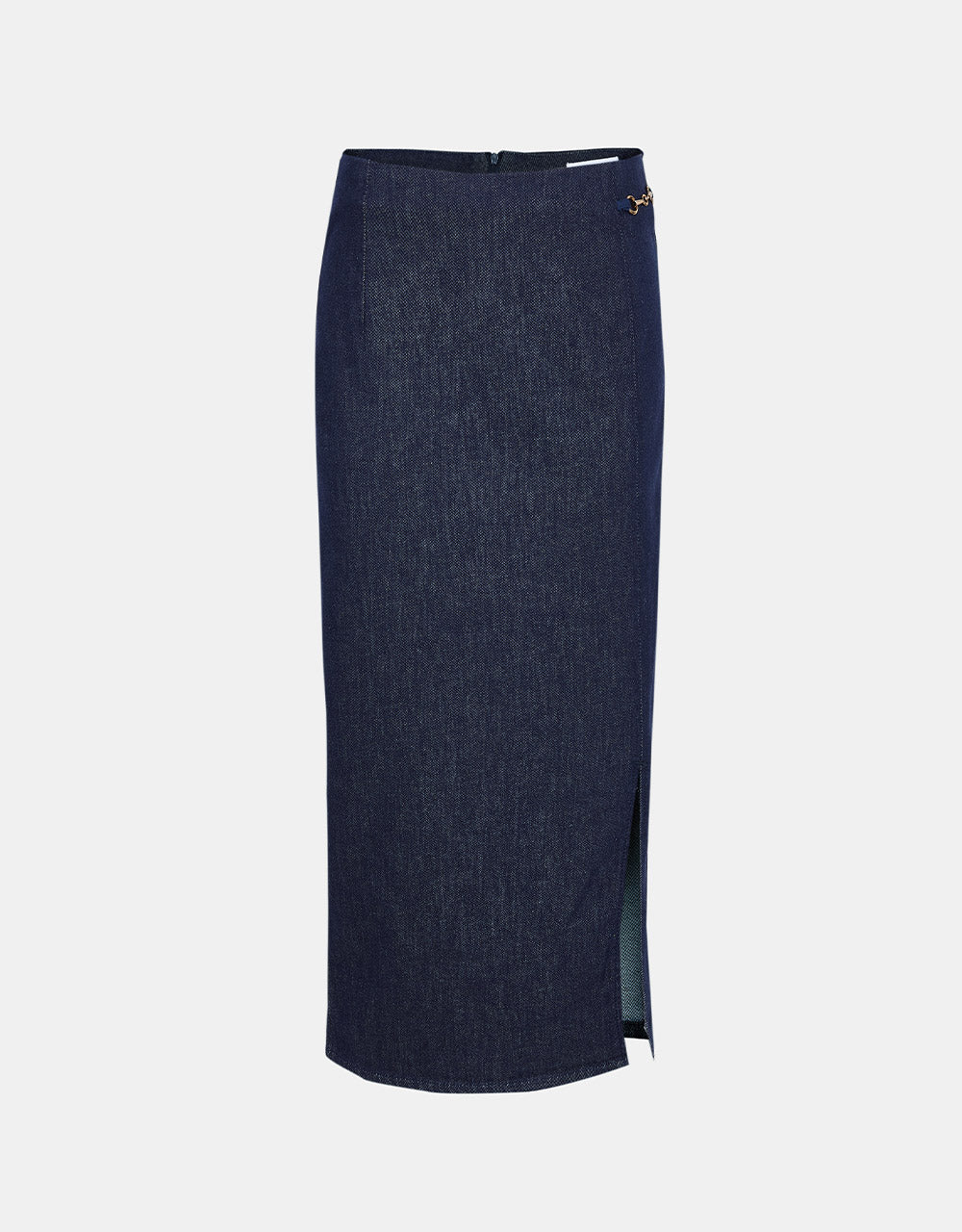 7 Long Balloon Denim Skirt