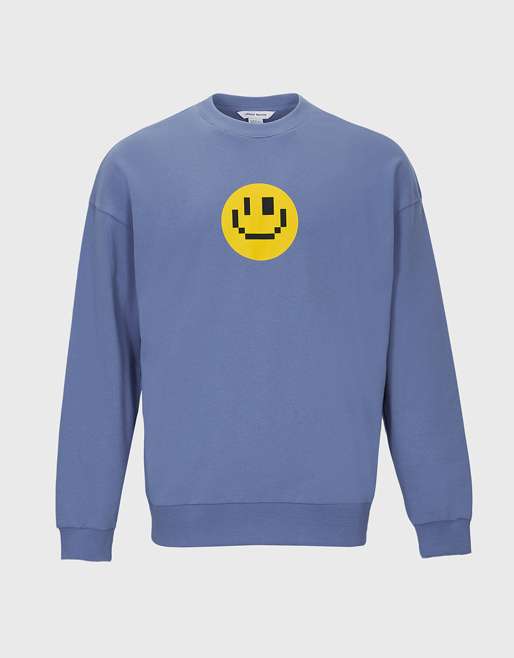 Unisex Smile Face Crew Neck Sweatshirt