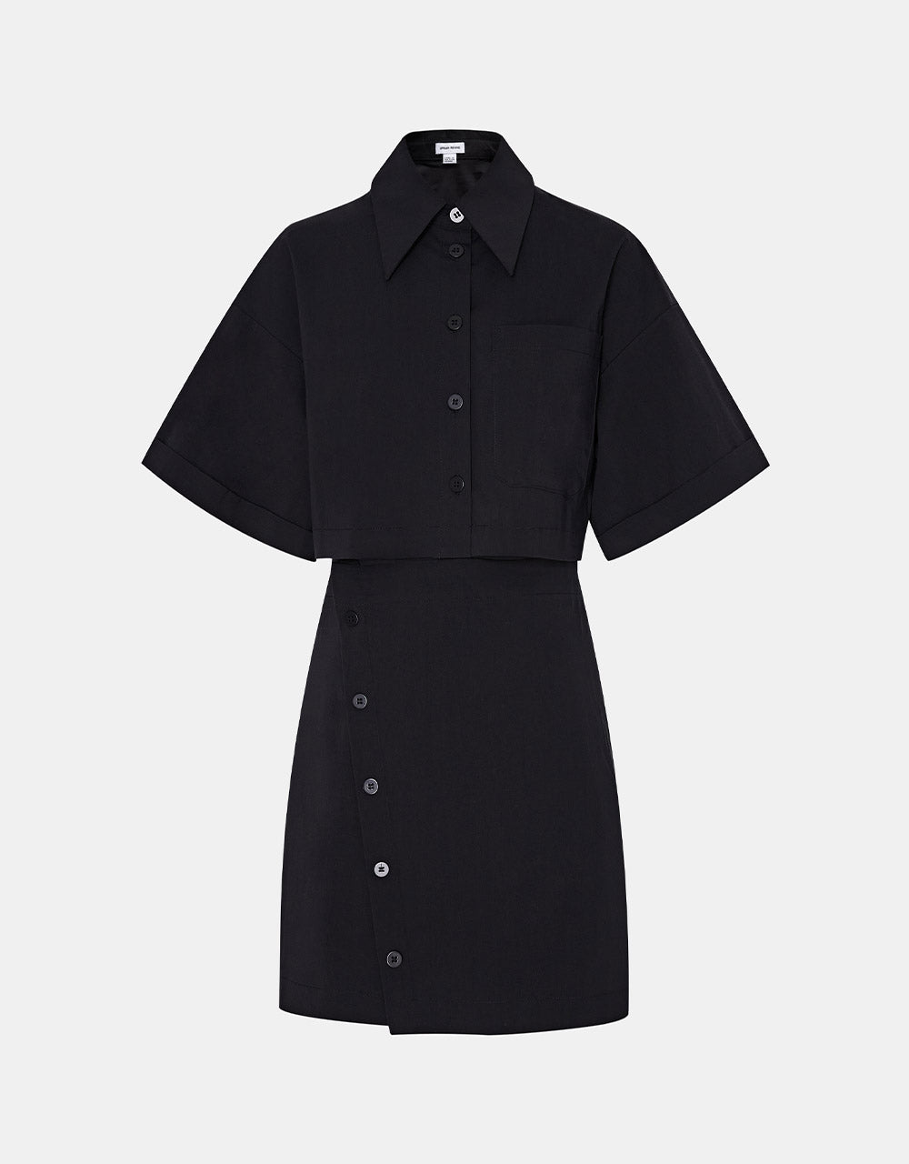 7 Button Down A-Line Shirt Collar Dress Urban Revivo Fashion influencer 7 Button Down A-Line Shirt Collar Dress Urban Revivo Fashion influencer