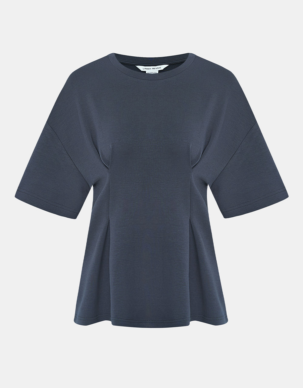 7 Off-Shoulder Crew Neck Loose T-Shirt