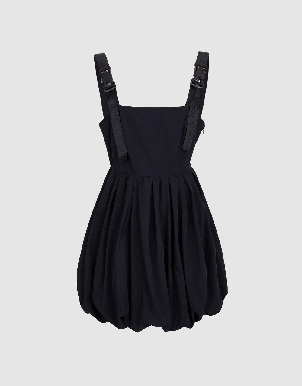 7 Buckle Ruched Voluminous Dress