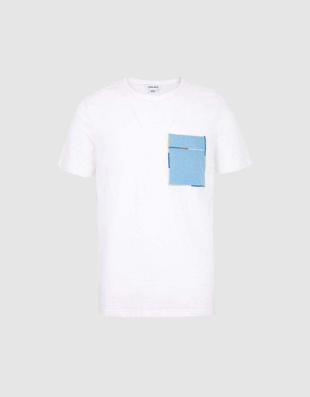 Contrast Patched Pocket Tee