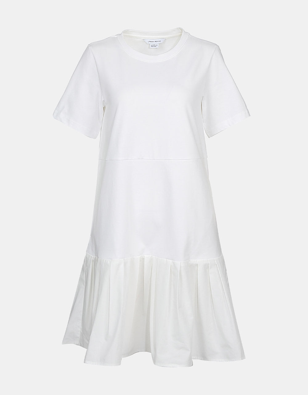 7 Ruffle Hem Smock Dress