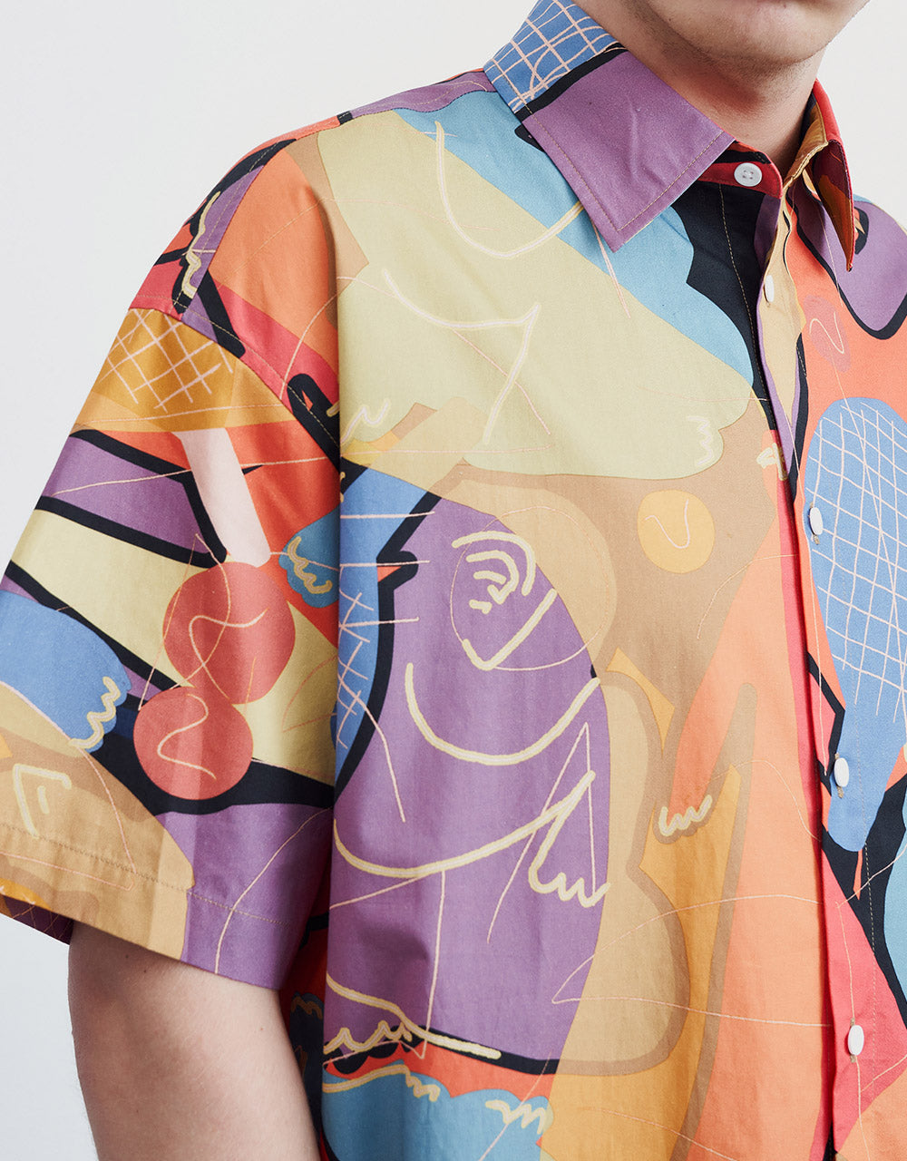 Abstract Art Print Shirt