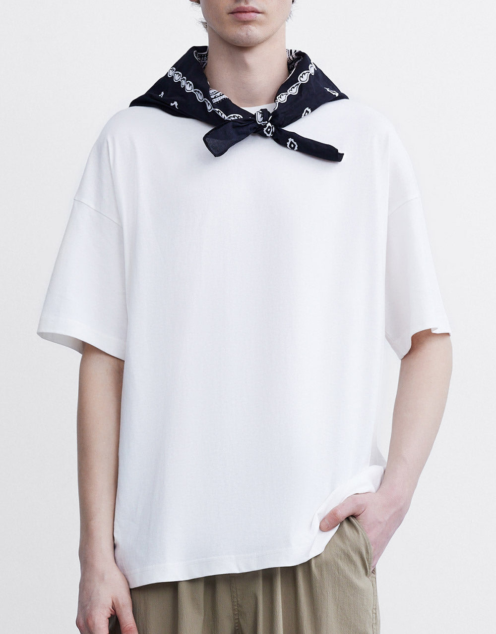 Bandana Tie Neck Tee