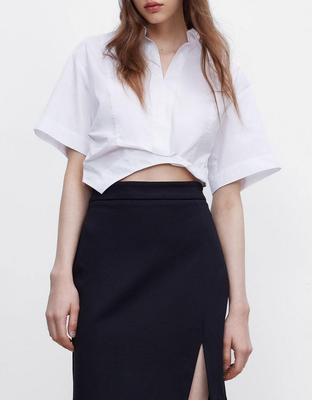 4 Asymmetrical Crop Blouse