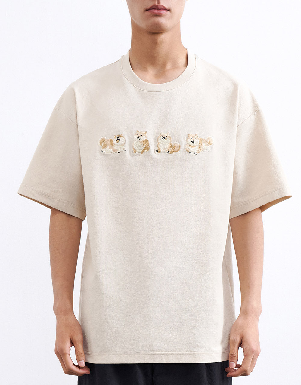 7 Animal Detail Crew Neck Tee