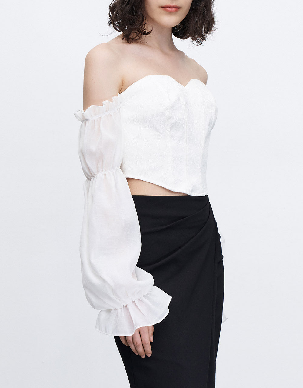 7 Off Shoulder Crop Top