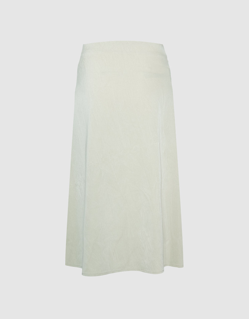 7 Plain Ruched Midi Skirt