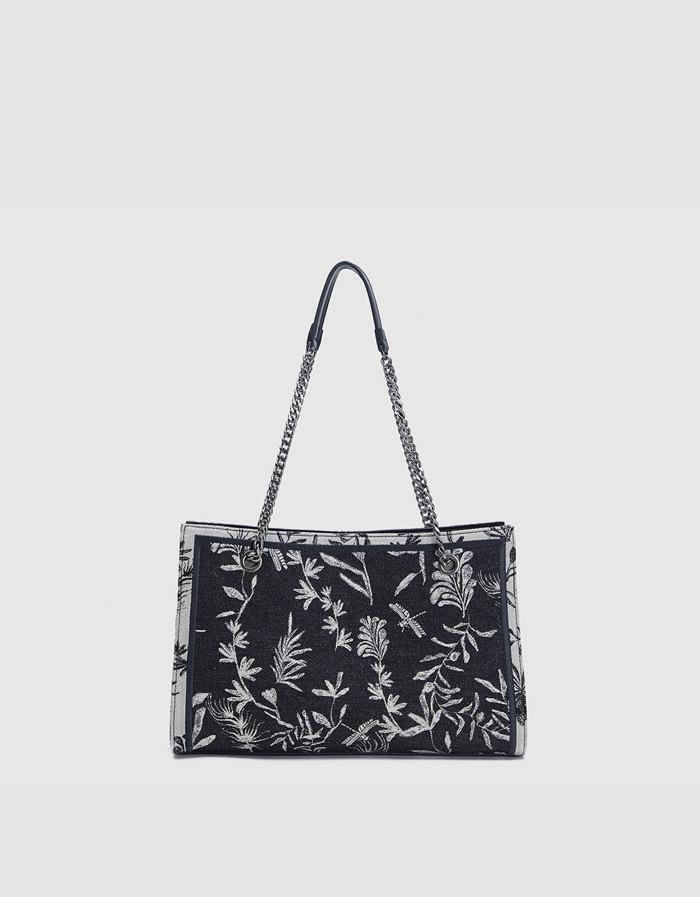 7 Floral Print Shoulder Bag