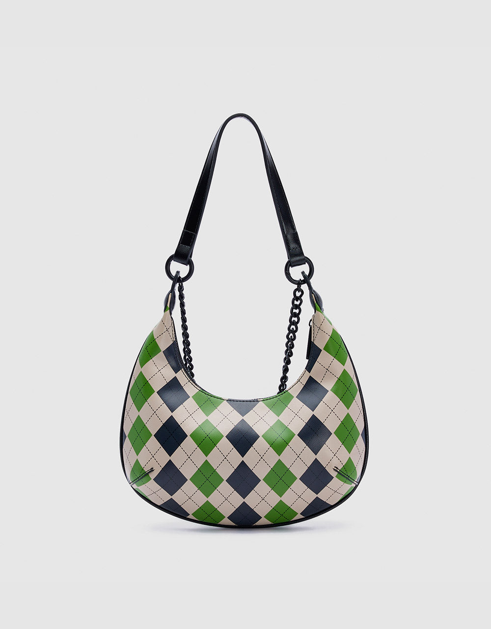 8 Argyle Baguette Bag