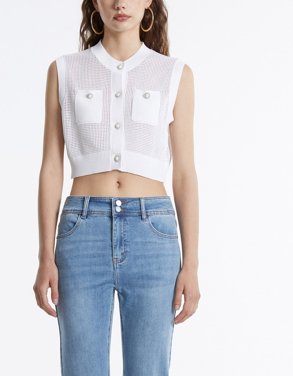 Knit Vest With Pocket(PRE-ORDER)