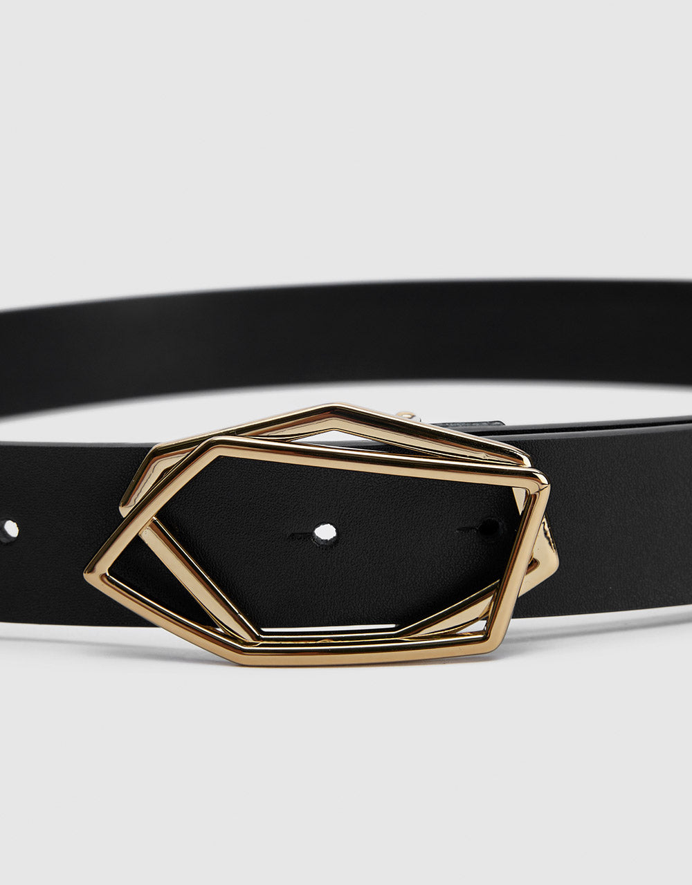 8 Geometric Buckle Belt