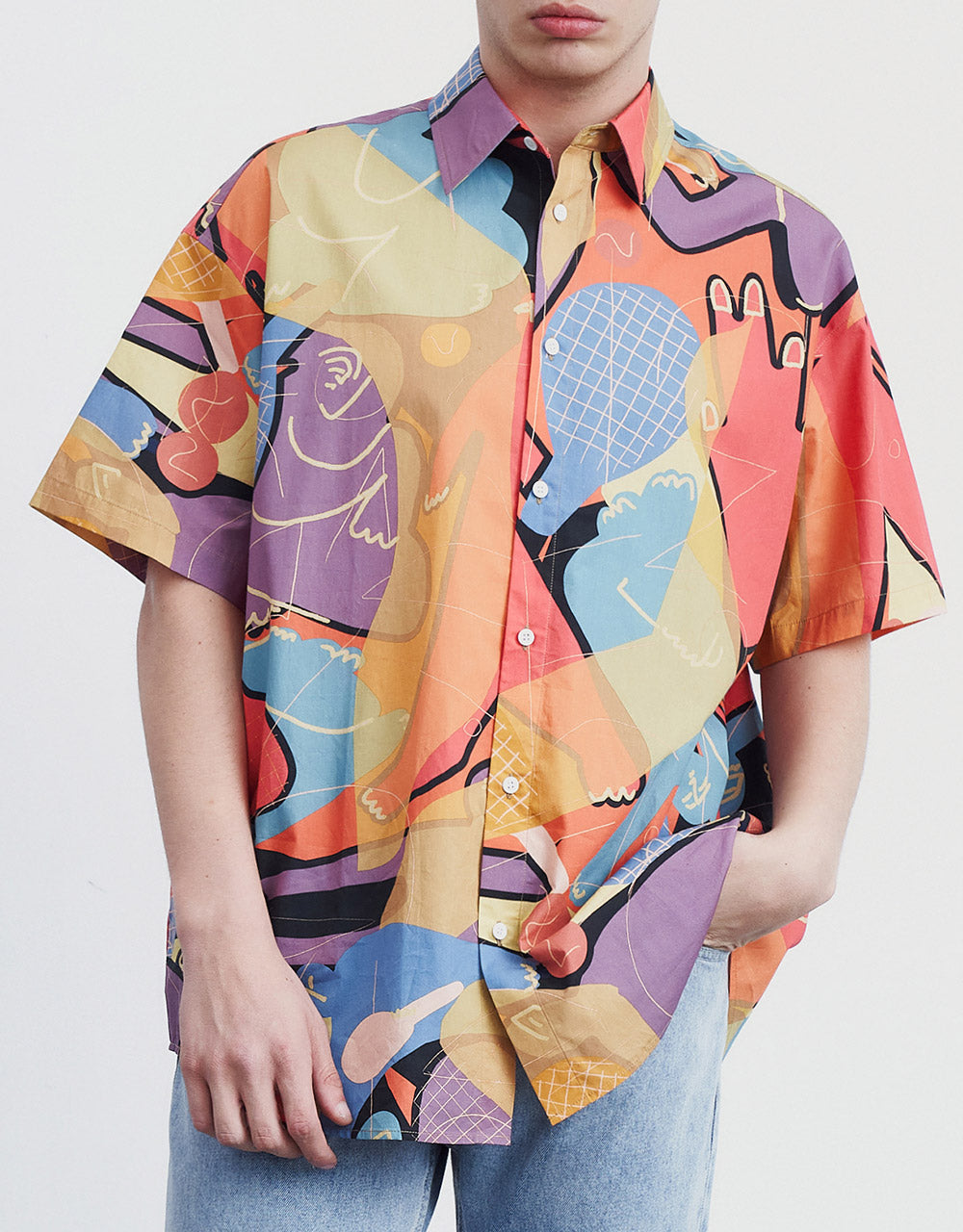 Abstract Art Print Shirt