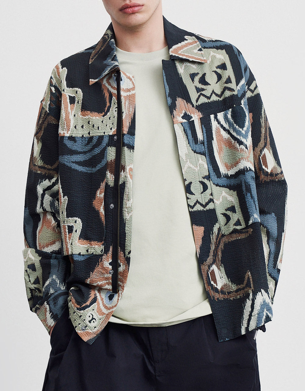 Abstract Print Jacket