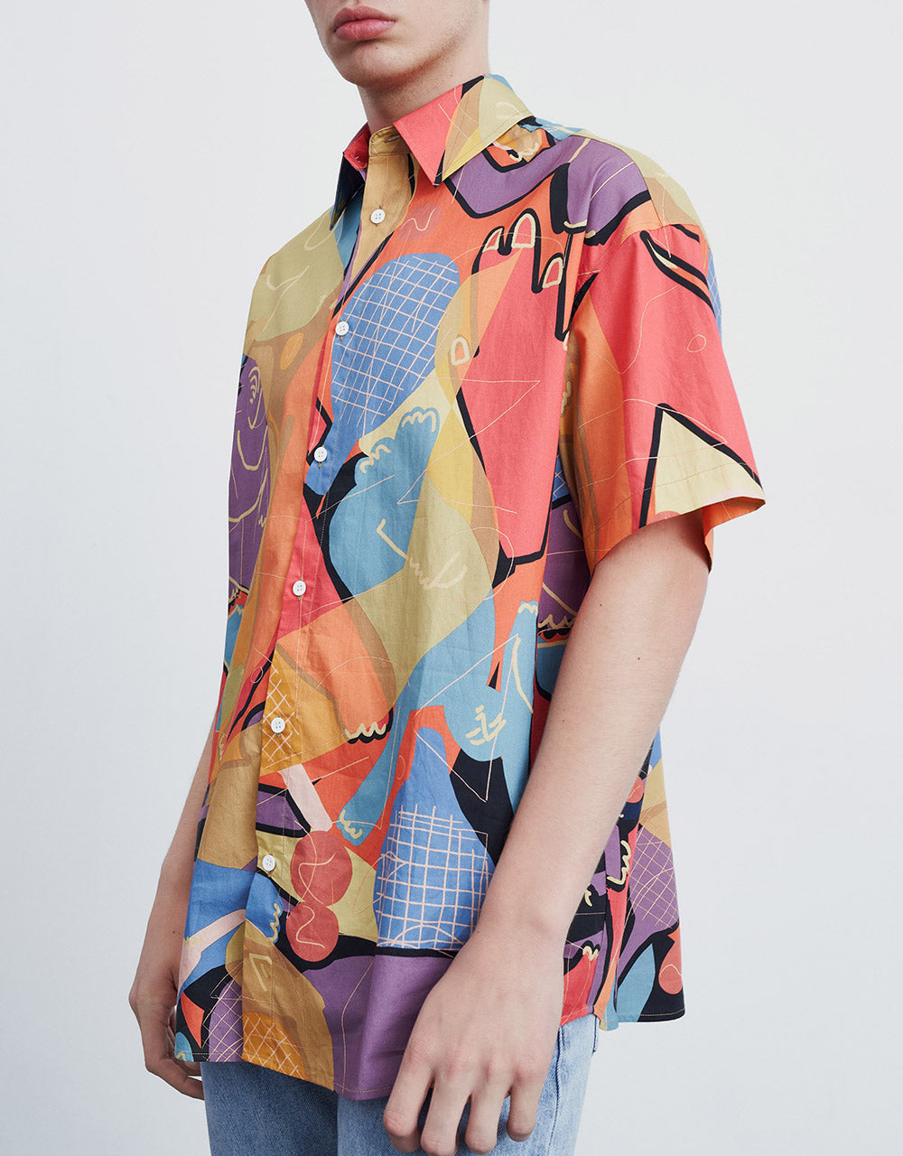 Abstract Art Print Shirt