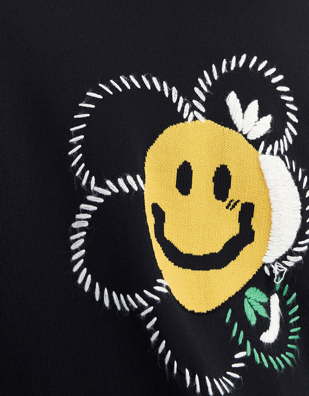 Floral Happy Face Knitted Tee