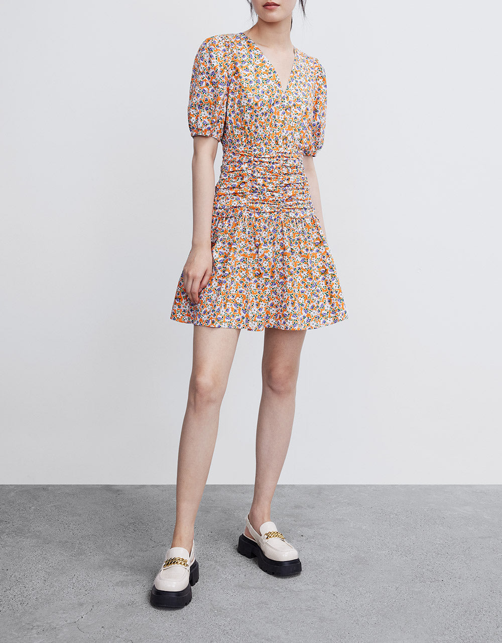 7 Floral Print Dress