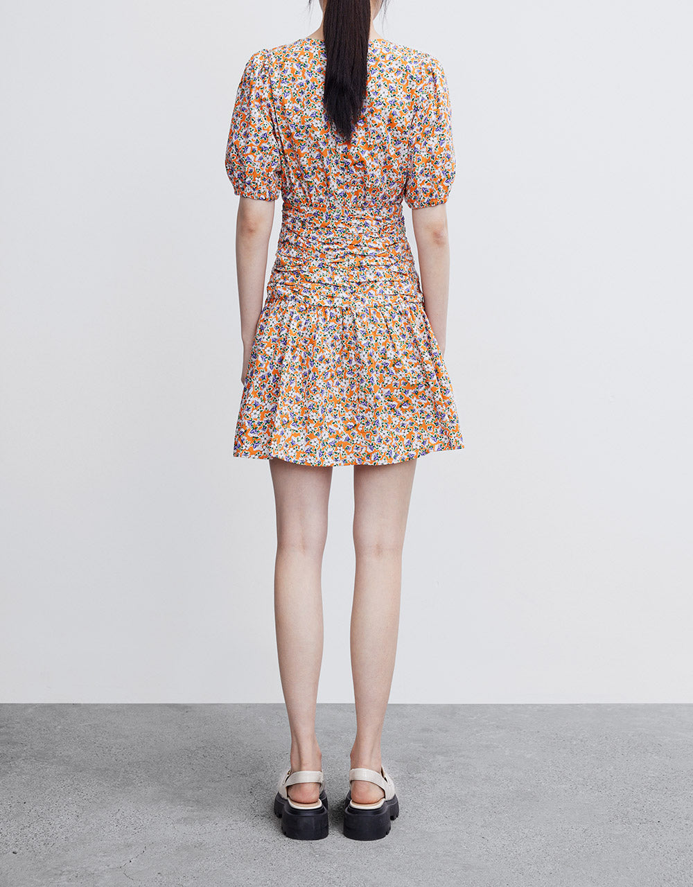 7 Floral Print Dress