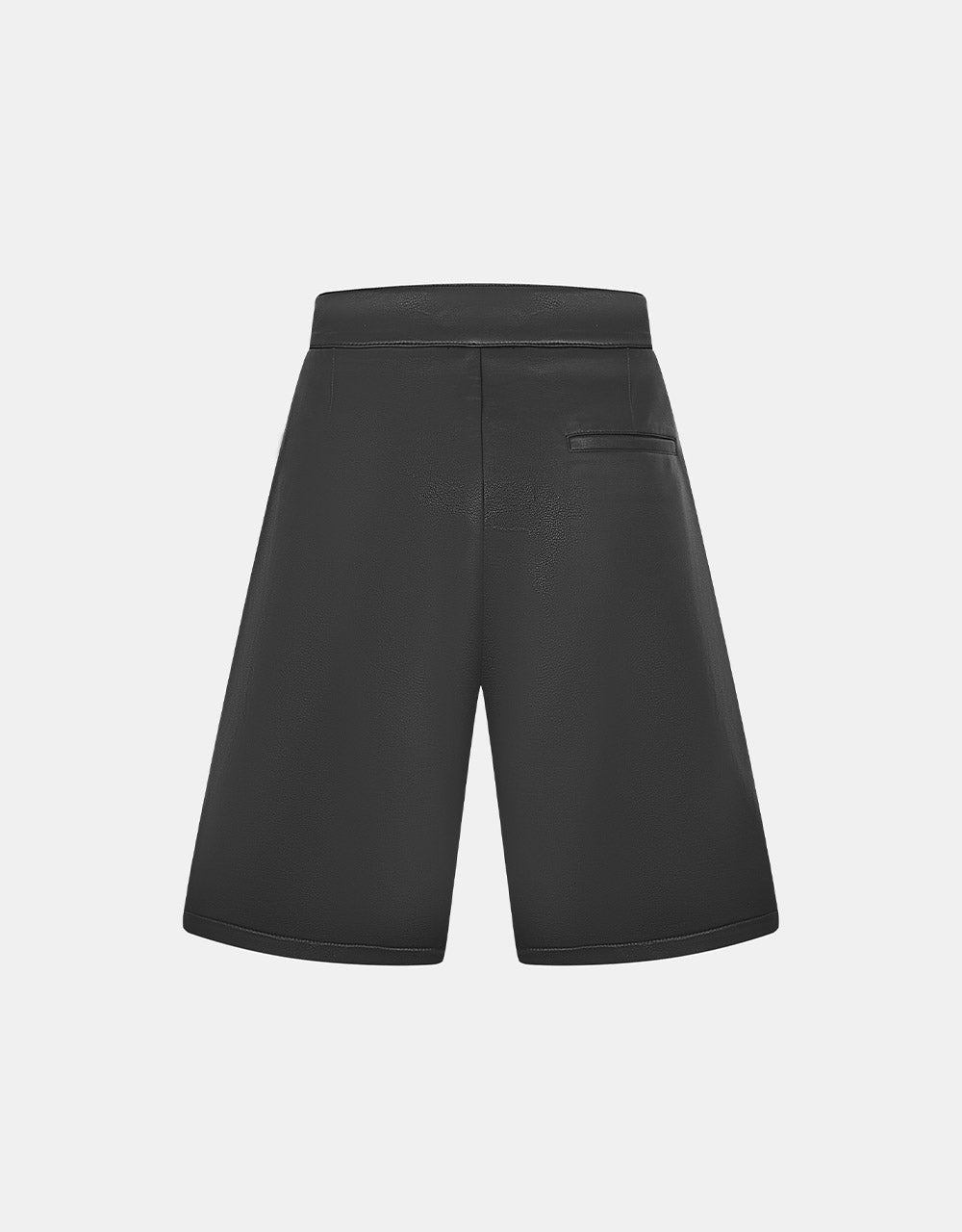 7 Faux Leather Slant Pocket Shorts