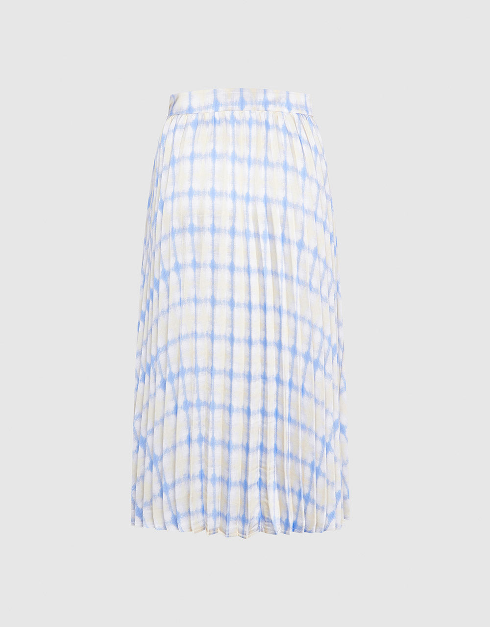 7 Plaid Pleated Skirt