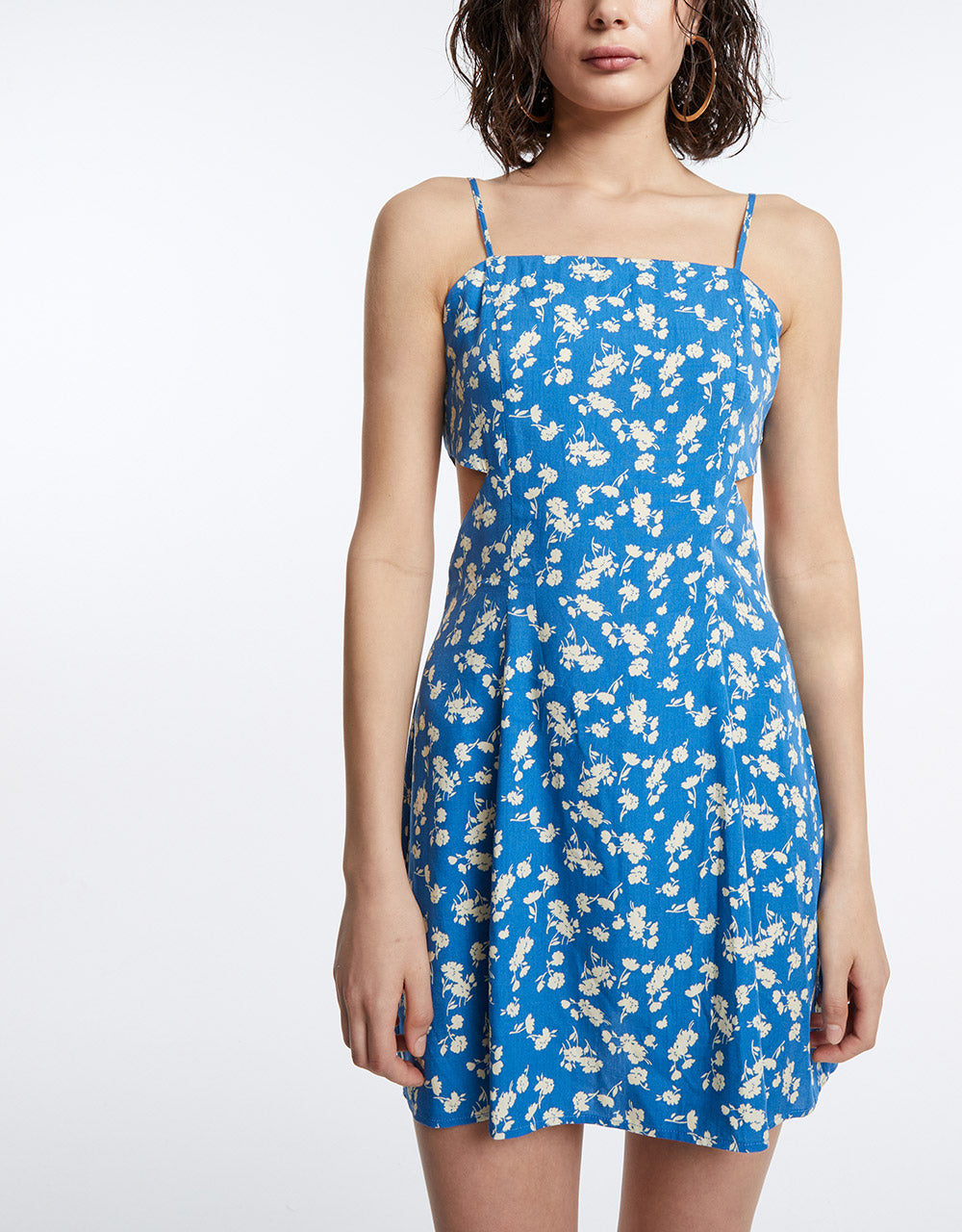 Floral Cut Out Mini Dress(PRE-ORDER)