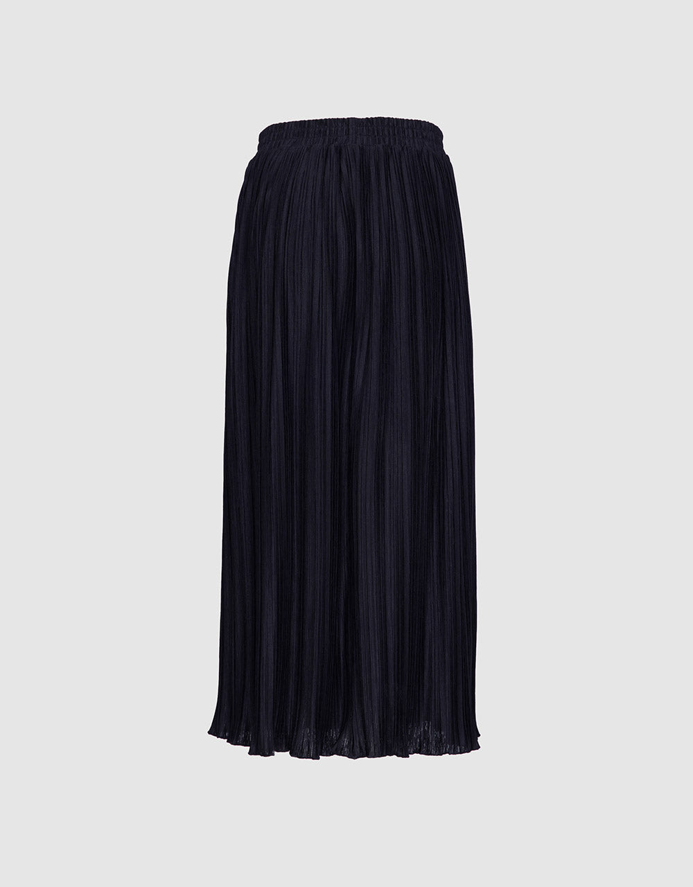 7 Elastic Waist Pleated Skirt