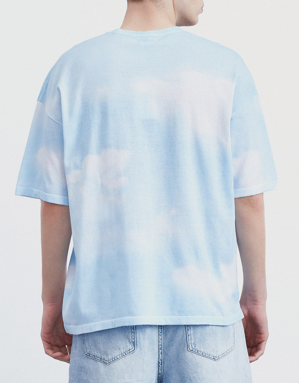 Tie Dye Smile Face Detail Tee