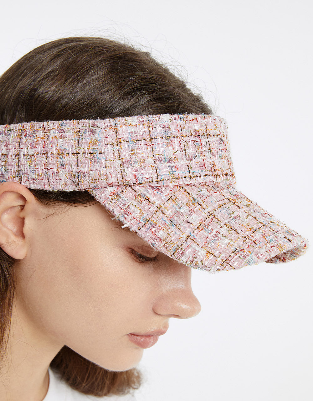 7 Tweed Visor Hat