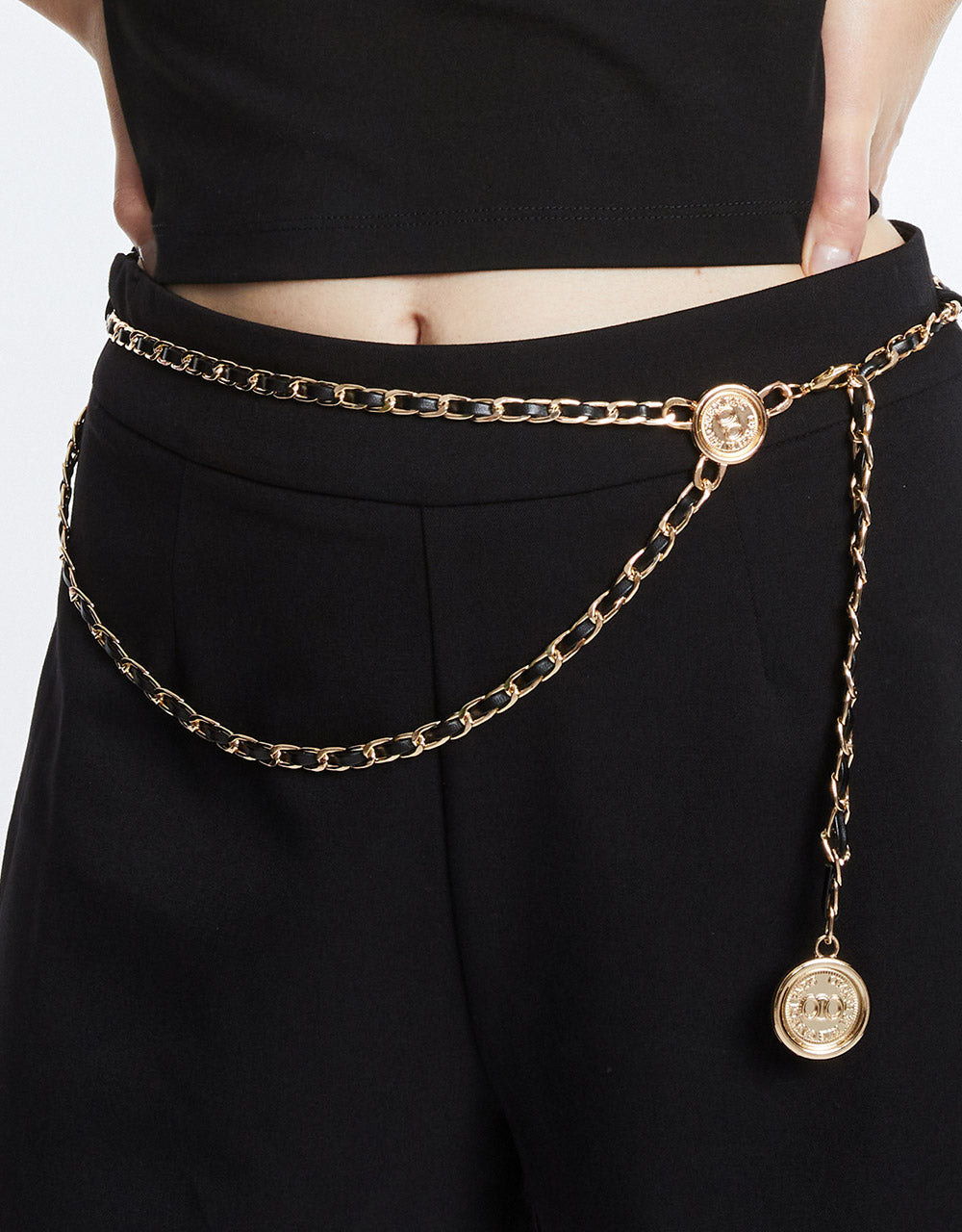 Chain Detail Shorts